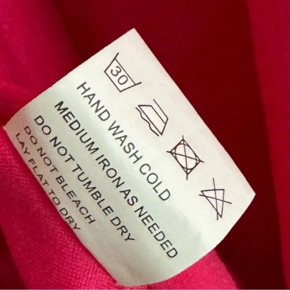 SARIN MATHEWS Hot Pink Off Shoulder Fit & Flare High Low Hemline Dress Size XXL - Picture 6 of 7